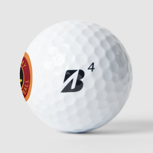 gepersonaliseerde golfbal met modern monogram golfballen (Logo)
