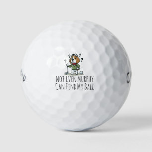 Gepersonaliseerde golfbal - zelfs mijn hond kan ni golfballen