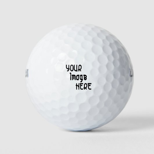 Gepersonaliseerde golfballen Custom Photo Text Gif (Voorkant)