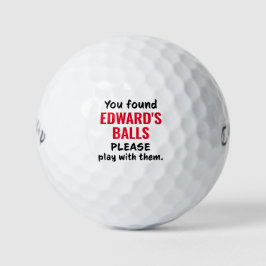 Gepersonaliseerde golfballen Funny Lost Ball Gezeg