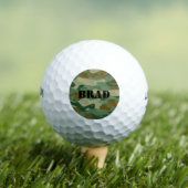 Gepersonaliseerde golfballen met groene legercamo  (Insitu Shirt)