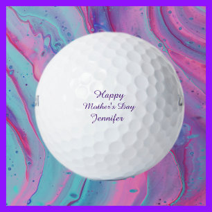 Gepersonaliseerde golfballen, Moederdag, Paarse Golfballen