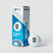 Gepersonaliseerde golfballen Taylor Made TP5 (Verpakking)