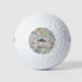 Gepersonaliseerde golfballen voor haar. (Voorkant)