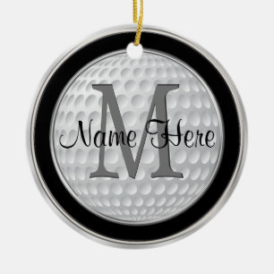 Gepersonaliseerde golfcadeaus voor mannen, Golf Or Keramisch Ornament