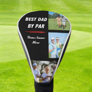 Gepersonaliseerde golfcadeaus voor papa Foto en na Golfheadcover
