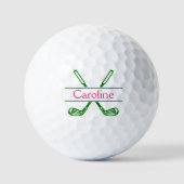 Gepersonaliseerde golfclubs golfballen (Voorkant)