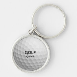 Gepersonaliseerde Golfcoach Sleutelhanger