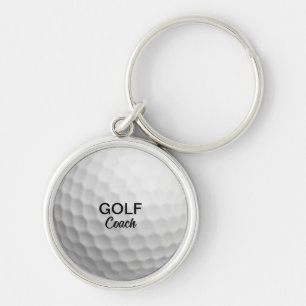 Gepersonaliseerde Golfcoach Sleutelhanger