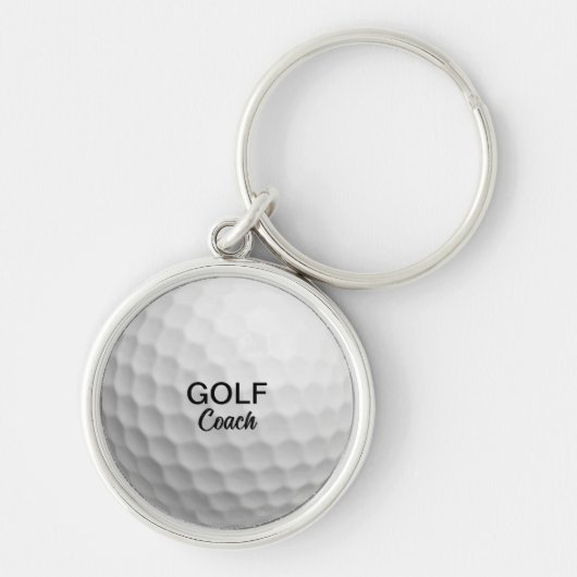 Gepersonaliseerde Golfcoach Sleutelhanger (Voorkant)