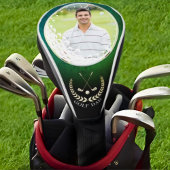 Gepersonaliseerde Golfen Foto Driver Hoesje, Wit Golfheadcover