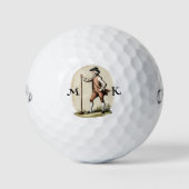 Gepersonaliseerde  Golfer Callaway golfballen (Voorkant)