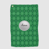 Gepersonaliseerde Golfer Golf Handdoek Gift (Voorkant)