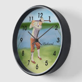 Gepersonaliseerde Golfer van de Riverbank (Hoek)