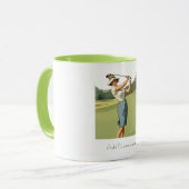 Gepersonaliseerde  Golfer's Combo Mok (Voorkant links)