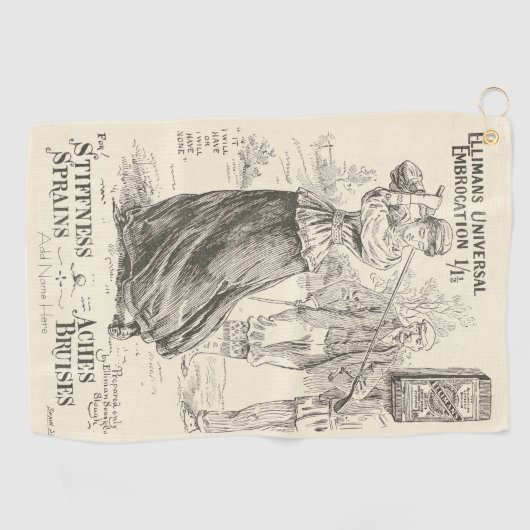 Gepersonaliseerde  Golfers Golfhanddoek (Horizontaal)