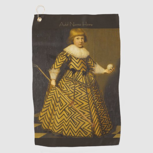 Gepersonaliseerde  Golfers Golfhanddoek (Voorkant)