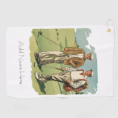 Gepersonaliseerde  Golfers Golfhanddoek (Horizontaal)
