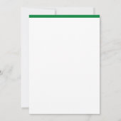 Gepersonaliseerde Golfer's Notecard of briefpapier Bedankkaart (Achterkant)