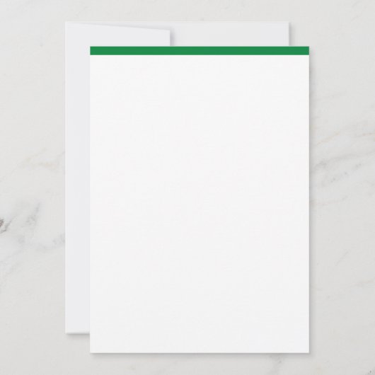 Gepersonaliseerde Golfer's Notecard of briefpapier Bedankkaart (Achterkant)