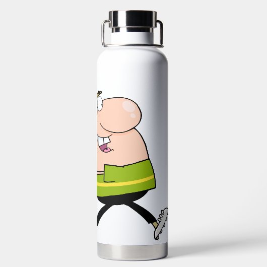 Gepersonaliseerde golfers waterfles (Achterkant)