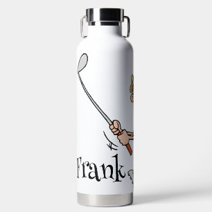 Gepersonaliseerde golfers waterfles