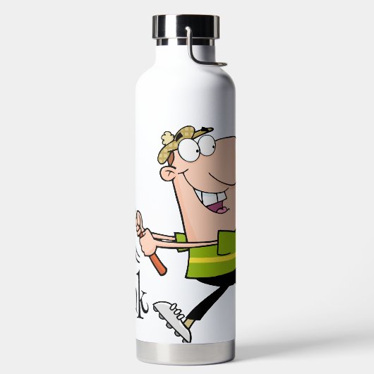 Gepersonaliseerde golfers waterfles (Links)