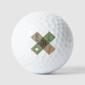 Gepersonaliseerde Golfing Logo Golfballen (Voorkant)