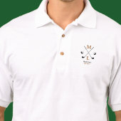 Gepersonaliseerde golfspeler t-shirt
