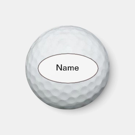 gepersonaliseerde golfsport magneet (Voorkant)