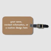 Gepersonaliseerde golftas Label Bagagelabel (Voorkant (horizontaal))