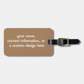 Gepersonaliseerde golftas Label - Nooit meer clubs Bagagelabel (Voorkant horizontaal)