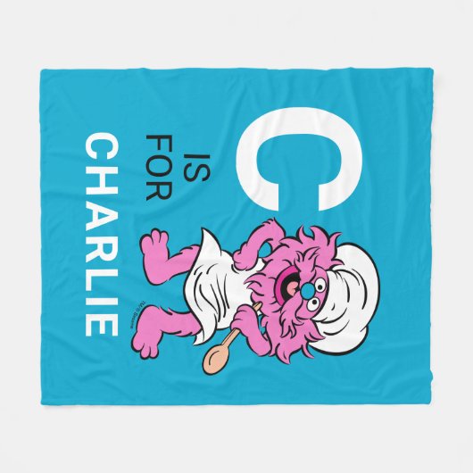 Gepersonaliseerde gonger fleece deken (Voorkant (Horizontaal))