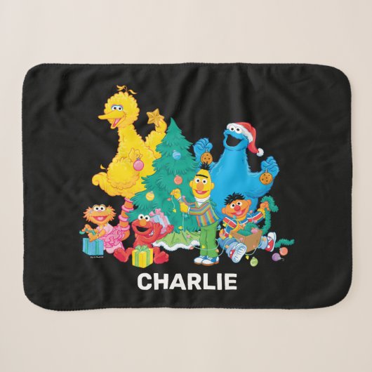 Gepersonaliseerde Gonger Sherpa Blanket Deken (Voorkant (horizontaal))