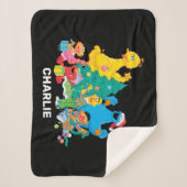 Gepersonaliseerde Gonger Sherpa Blanket Sherpa Deken (Voorkant)