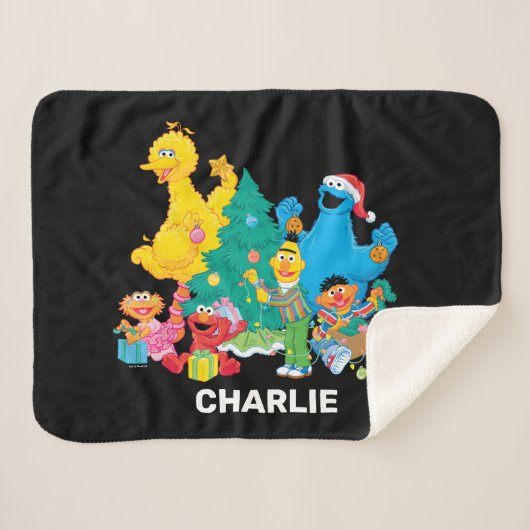 Gepersonaliseerde Gonger Sherpa Blanket Sherpa Deken (Voorkant (horizontaal))