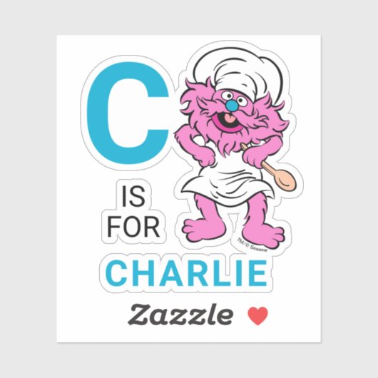 Gepersonaliseerde gonger sticker (Vel)