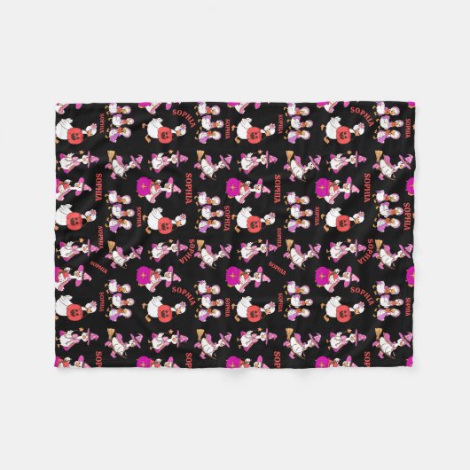 Gepersonaliseerde Goose Halloween Deken Aangepaste (Voorkant (Horizontaal))