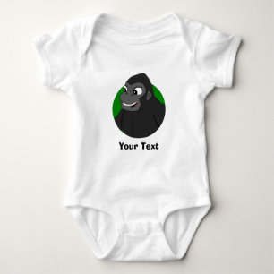 Gepersonaliseerde Gorilla Cartoon Bodysuit