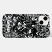 Gepersonaliseerde Gothic Baphomet Satanic Gothic H Case-Mate iPhone Case (Achterkant (horizontaal))