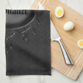 Gepersonaliseerde gothische keukenhanddoeken voor  (Quarter Fold)