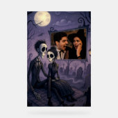 Gepersonaliseerde Gotische Halloween foto Acryl Bord (Voorkant)