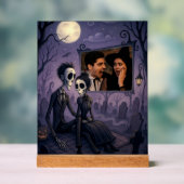 Gepersonaliseerde Gotische Halloween foto Acryl Bord (Neutraal)