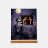 Gepersonaliseerde Gotische Halloween foto Acryl Bord (Voorkant)