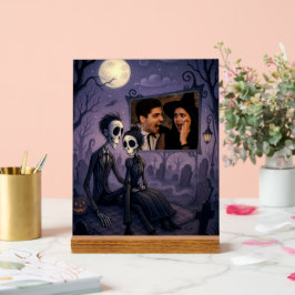 Gepersonaliseerde Gotische Halloween foto Acryl Bord