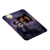 Gepersonaliseerde Gotische Halloween foto Magneet (Rechterzijde)
