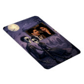 Gepersonaliseerde Gotische Halloween foto Magneet (Rechterzijde)