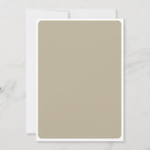 Gepersonaliseerde Goud en Wit Eerste Heilige Commu Kaart (Achterkant)