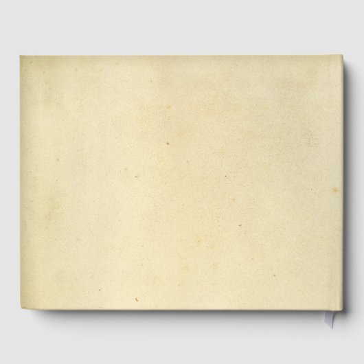 Gepersonaliseerde  Goud Lijst bruiloft gastenboek (Achterkant)