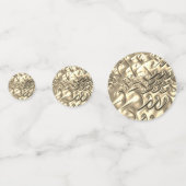 Gepersonaliseerde gouden 50e Jubileum tafel Confetti (Voorkanten)